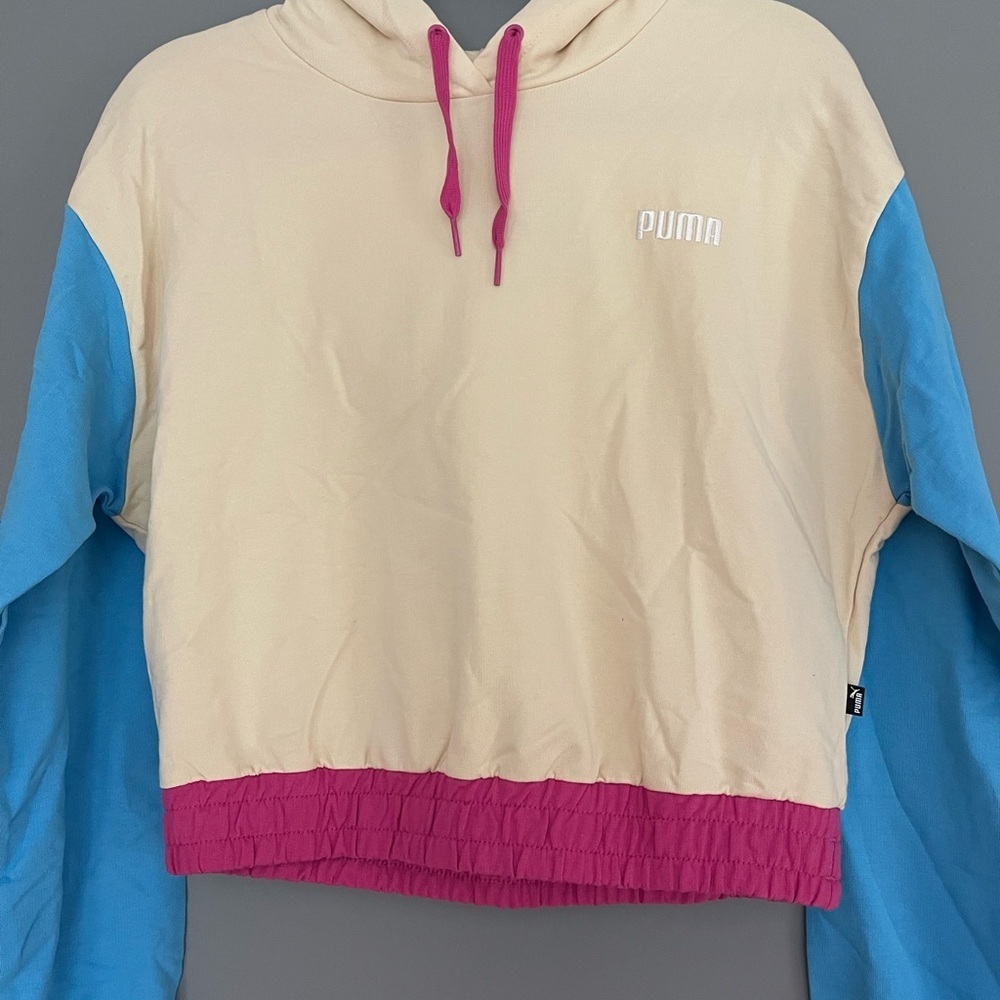 Puma Colorblock Hoodie Medium NWT